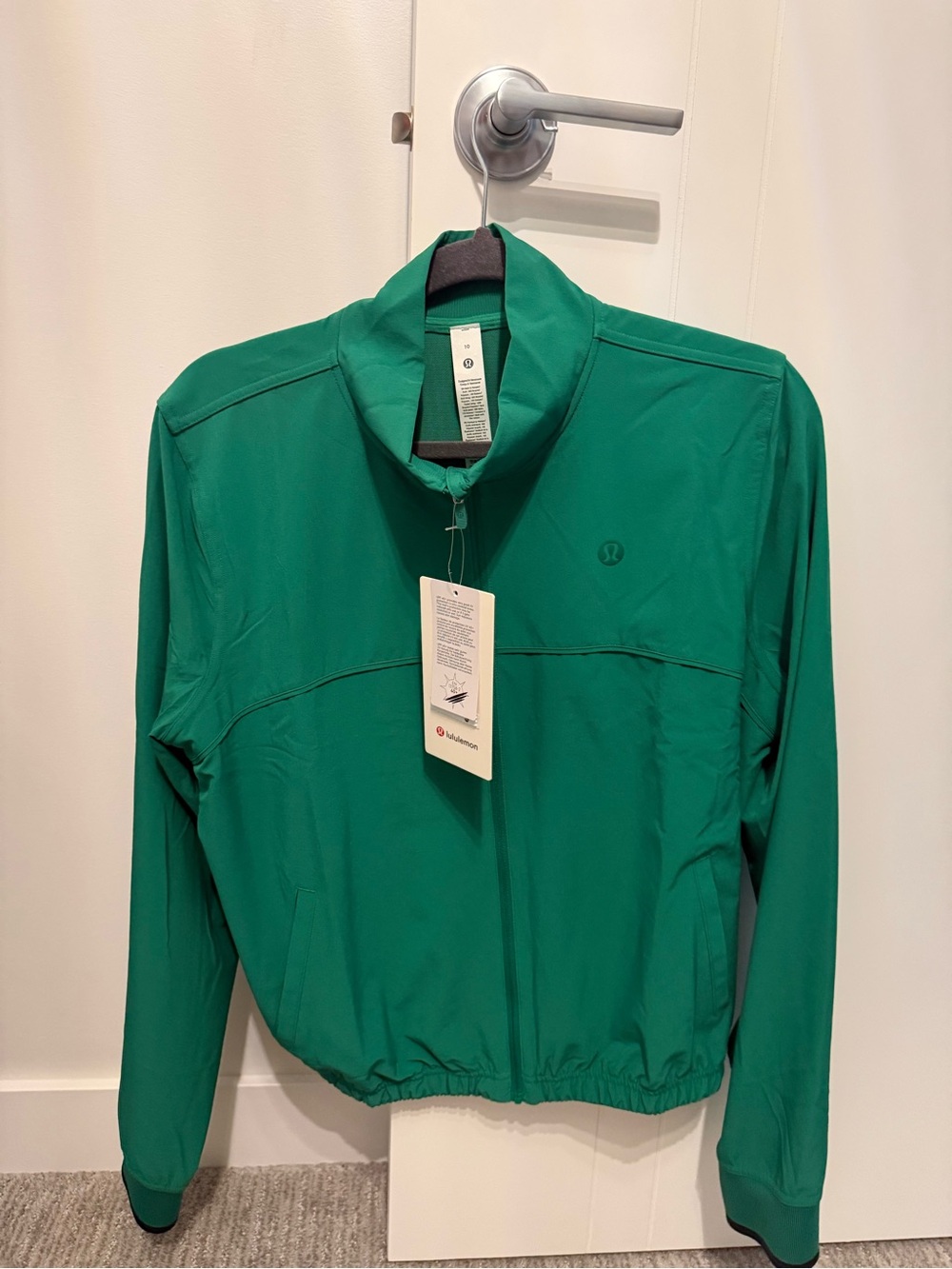 lululemon athletica Women’s Emerald Green Bomber Jacket